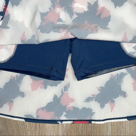 PUMA A Line Women's Size XL PWRSHAPE Floral Golf Skirt Dark Denim 18 Inch Sports - Picture 7 of 10